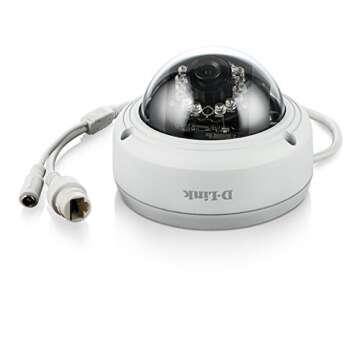 D-Link Vigilance Full-HD Dome Camera, White/Black (DCS-4602EV) - Ultimate Security Solution