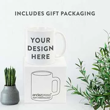 Andaz Press 11oz. Coffee Mug Gag Gift, Maid of Honor Because Badass Isn't an Official Title, Floral Graphic, 1-Pack