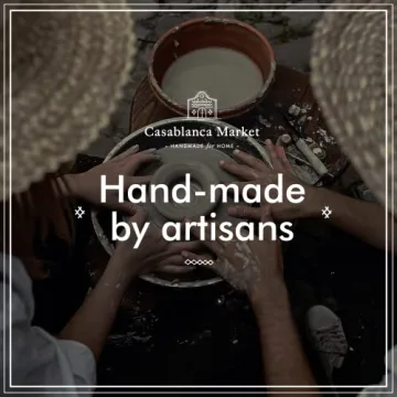 Casablanca Market Moroccan Market Basket with Four Straps