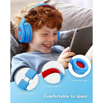 NIVAVA K16 Kids Headphones | Foldable & Comfortable Design