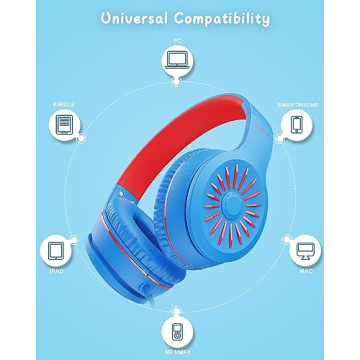 NIVAVA K16 Kids Headphones | Foldable & Comfortable Design
