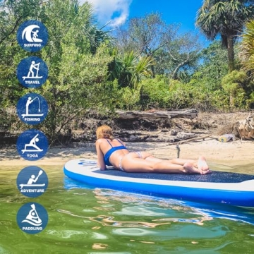 FunWater Inflatable Ultra-Light Paddle Board for All