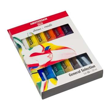 Amsterdam Acrylic Standard Series Paint Set 12x20milliliter