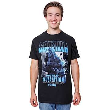 Godzilla World Devastation Tour T-Shirt for Fans