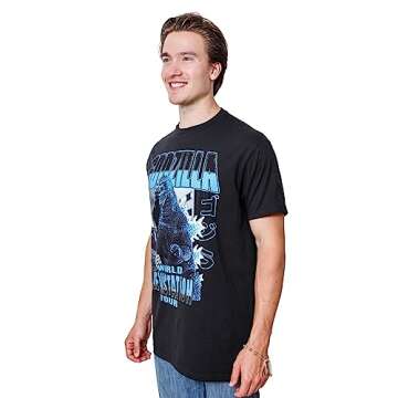 Godzilla World Devastation Tour T-Shirt for Fans