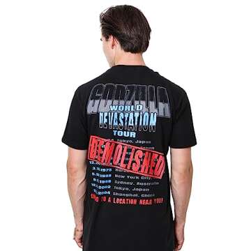 Godzilla World Devastation Tour T-Shirt for Fans
