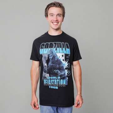 Godzilla World Devastation Tour T-Shirt for Fans