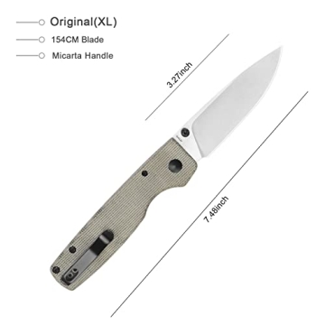 Kizer Original XL Pocket Knife - Versatile 154CM EDC Knife