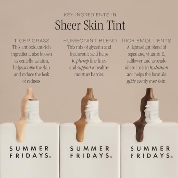 Summer Fridays Sheer Skin Tint - Lightweight Hydrating Coverage