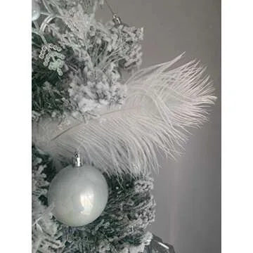 AWAYTR Natural Ostrich Feathers for Elegant Home Decor