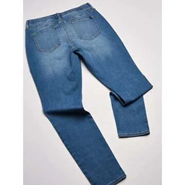 Gloria Vanderbilt womens Comfort Curvy Skinny Jeans, Bristol - Whiskers, 12 US