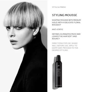 pH PURE HAIR Labs Styling Mousse - Lightweight Frizz Control & Volume, 10.1 oz