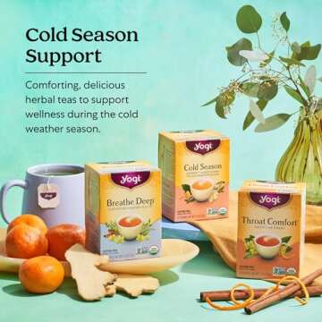 Yogi Tea Immune Support Variety Pack - 16 Tea Bags