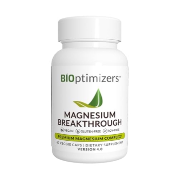 BiOptimizers Magnesium Breakthrough Supplement - 7 Forms for Sleep & Brain