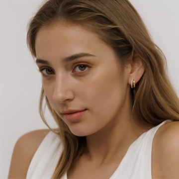 Trendy QUINBY Hoop Earrings Set for Sensitive Ears