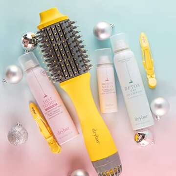 Drybar The Double Shot Jackpot Styling Set | Smooth Hair Essentials, Multi-Color