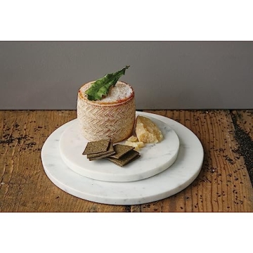 Elegant Creative Co-op Marble Cheese/Cutting Board 8 inches