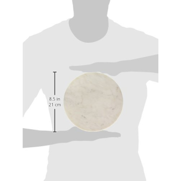 Elegant Creative Co-op Marble Cheese/Cutting Board 8 inches