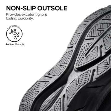 NORTIV 8 Women's Walking Shoes Cushion Comfortable ActiveBreeze Running Tennis Shoes Non-Slip Workout Gym Sports Athletic Breathable Fashion Sneakers,Size 10,All Black,SNWS248W