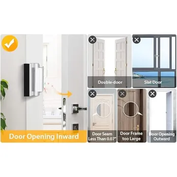 EverPlus Childproof Home Security Door Lock with 800 lbs Strength