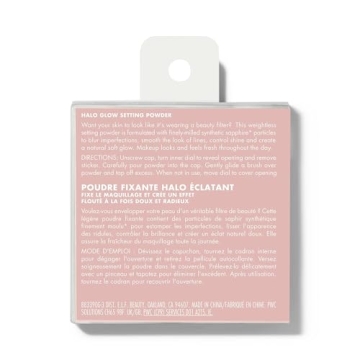 e.l.f. Halo Glow Soft Focus Setting Powder, Silky Setting Powder For Creating Soft Glow Without Shine, Smooths Pores & Lines, Light