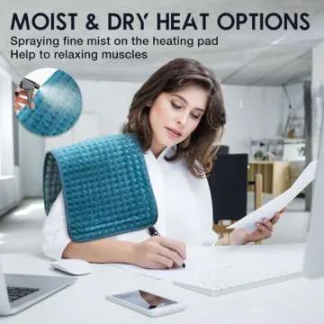 DAILYLIFE Heating Pad for Back Pain Relief 12" x 24"