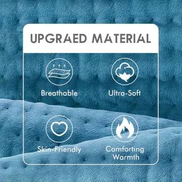 DAILYLIFE Heating Pad for Back Pain Relief 12" x 24"