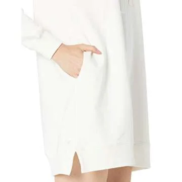 Iona Long-Sleeve Hooded Mini Sweatshirt Dress - The Drop
