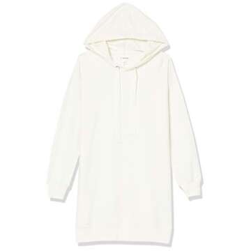 Iona Long-Sleeve Hooded Mini Sweatshirt Dress - The Drop