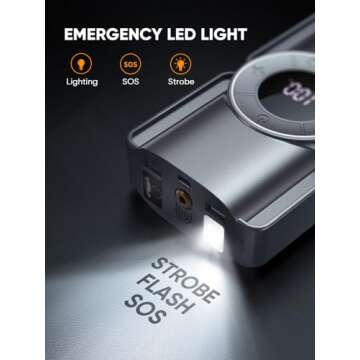 TREKURE Portable Car Jump Starter & Air Compressor