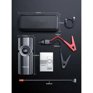TREKURE Portable Car Jump Starter & Air Compressor