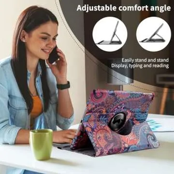 iPad 9.7 Case with Auto Wake/Sleep & 360 Rotation