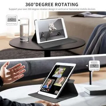 iPad 9.7 Case with Auto Wake/Sleep & 360 Rotation