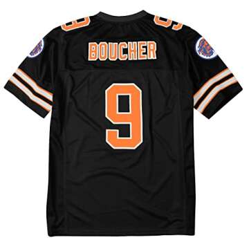 90s Football Jersey for Party, Bobby Boucher #9 The Waterboy Sandler 50th Anniversary Movie Football...