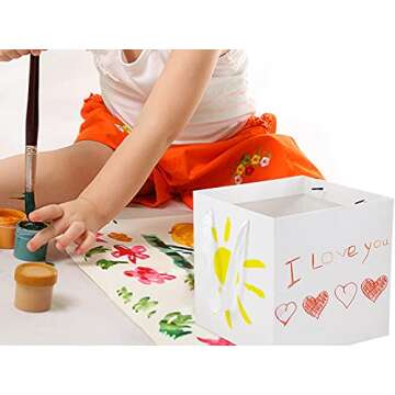 HUAPRINT White Gift Bags 24 Pack - Eco-Friendly & Versatile