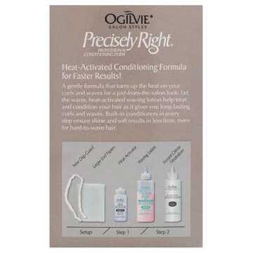 Ogilvie Salon Styles Precisely Right Professional Conditioning Perm Kit - Ideal for Color-Treated, N...