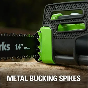Greenworks 10.5 Amp 14-Inch Corded Chainsaw for Easy Cutting