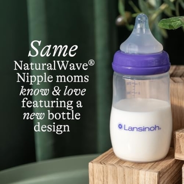 Lansinoh Anti-Colic Baby Bottles for Breastfed Babies