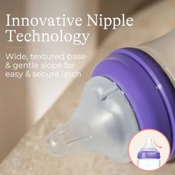 Lansinoh Anti-Colic Baby Bottles for Breastfed Babies