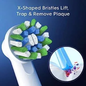 Oral-B Cross Action Toothbrush Heads - 10 Count Replacement Pack
