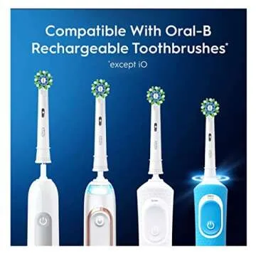 Oral-B Cross Action Toothbrush Heads - 10 Count Replacement Pack