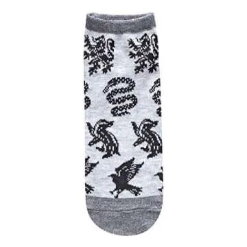Harry Potter Designs Juniors/Womens 5 Pack Ankle Socks Size 4-10