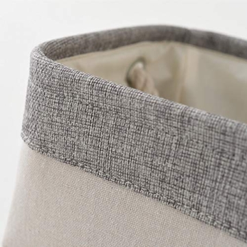 TheWarmHome Collapsible Storage Bins with Rope Handles