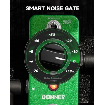 Donner Noise Gate Pedal - Noise Killer Guitar Pedal for Electric Guitar & Bass
