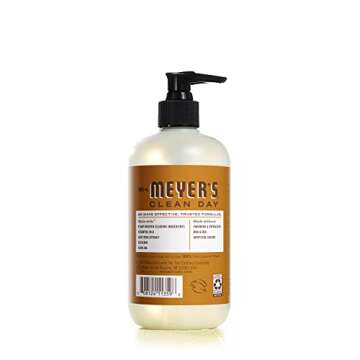 MRS. MEYER'S CLEAN DAY Hand Soap, Made with Essential Oils, Biodegradable Formula, Acorn Spice, 12.5...