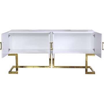 Meridian Furniture Modern Sideboard Buffet - Elegant Storage Solution