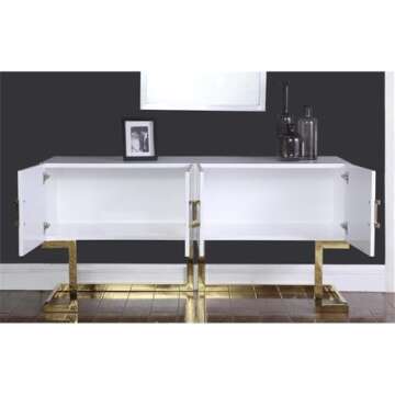 Meridian Furniture Modern Sideboard Buffet - Elegant Storage Solution