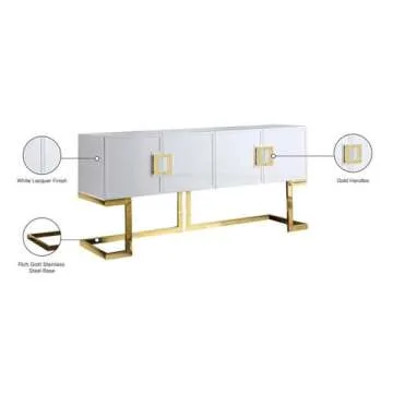 Meridian Furniture Modern Sideboard Buffet - Elegant Storage Solution