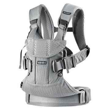 BabyBjörn New Baby Carrier One Air Mesh Silver - Ergonomic & Comfortable