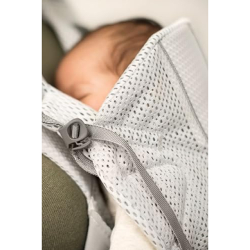 BabyBjörn New Baby Carrier One Air Mesh Silver - Ergonomic & Comfortable
